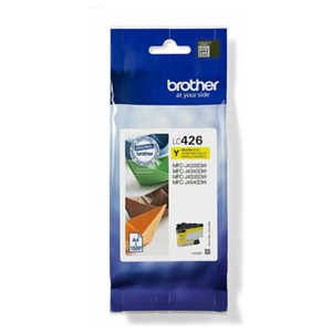 Brother LC-426Y cartucho de tinta 1 pieza(s) Original Alto rendimiento (XL) Amarillo
