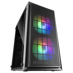 Mars Gaming MCDUO Mini Tower Negro - Caja Ordenador