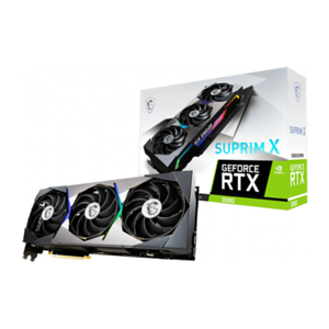 MSI GeForce RTX 3080 Suprim X 10G LHR 10GB GDDR6X - Tarjeta Grafica Gaming