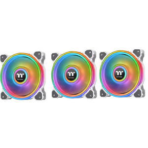 Thermaltake Riing Quad 12 RGB 12cm Blanco Pack 3Uds - Ventilador