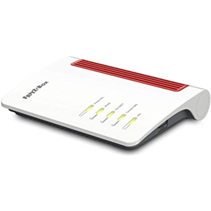 AVM FRITZ Box 7530 AX Gigabit Ethernet Doble banda 2.4 GHz  5 GHz Rojo Blanco  Router