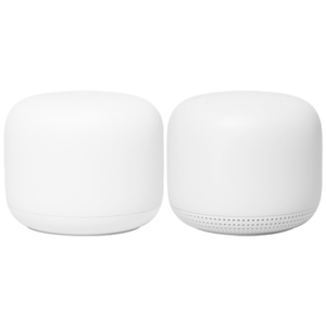 Google Nest Wifi Doble banda (2,4 GHz / 5 GHz) Wi-Fi 5 (802.11ac) Blanco 2uds - Mesh Google Nest Wifi Doble banda (2,4 GHz / 5 GHz) Wi-Fi 5 (802.11ac) Blanco 2uds - Mesh