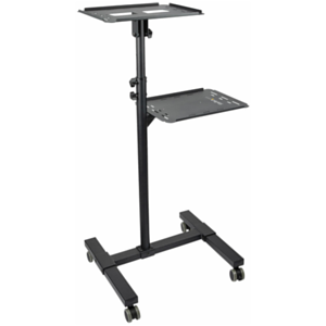 StarTech.com Soporte Móvil para Proyector y Ordenador Portátil - Carrito de Servicio Pesado para Proyector (2 Estantes) - de Alt