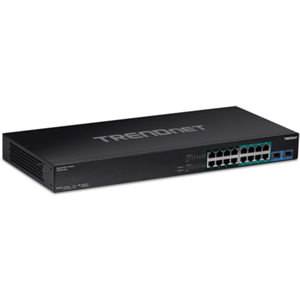 Trendnet TPE-BG182G switch No administrado Gigabit Ethernet (10/100/1000) Energía sobre Ethernet (PoE) 1U Negro
