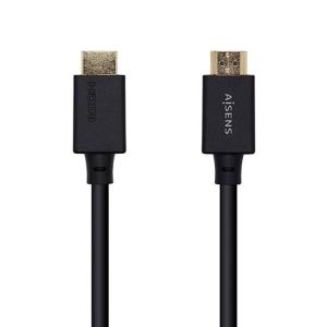 Aisens HDMI V2.1 Ultra Alta Velocidad / HEC Certificado 8k@60Hz 48Gbps Negro 1.0m - Cable Aisens HDMI V2.1 Ultra Alta Velocidad / HEC Certificado 8k@60Hz 48Gbps Negro 1.0m - Cable