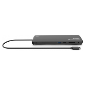 Urban Factory TCD45UF base para portátil y replicador de puertos Alámbrico USB 3.2 Gen 1 (3.1 Gen 1) Type-C Negro