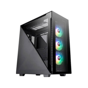 Thermaltake Divider 500 TG ARGB Midi Tower Negro - Caja Ordenador