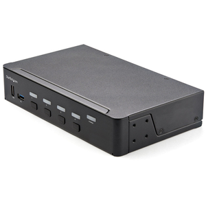 StarTech.com Switch Conmutador KVM de 4 Puertos HDMI 2.0 4K para 1 Monitor - Vídeo de 4K y 60Hz Ultra HD - HDR - Hub Ladrón USB