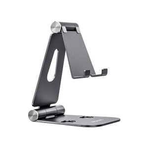Aisens XL Ajustable - 2 Pivotes - Movil / Tablet  Gris - Soporte