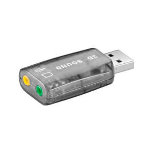 Goobay USB - Soundcard 2.0 OHL 2.0 canales - Tarjeta Sonido