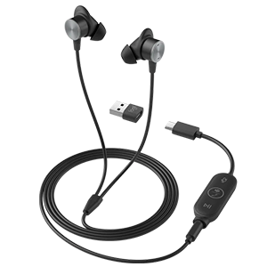Logitech Zone Wired Earbuds Microsoft Teams Auriculares Dentro de oído Conector de 3,5 mm USB Tipo C Grafito para Nintendo Switch, PC, Playstation 4, Xbox One en GAME.es