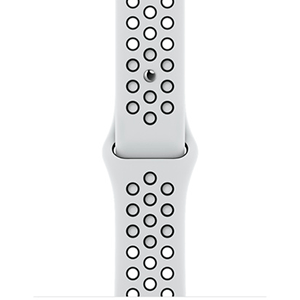 Apple Watch 41mm Elastomero Nike Pure Platinum Black - Correa