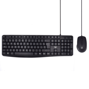 Ewent EW3006 USB Negro - Teclado