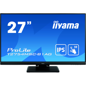 iiyama ProLite T2754MSC-B1AG monitor pantalla tactil 68,6 cm 27 1920 x 1080 Pixeles Multi-touch Multi-usuario Negro