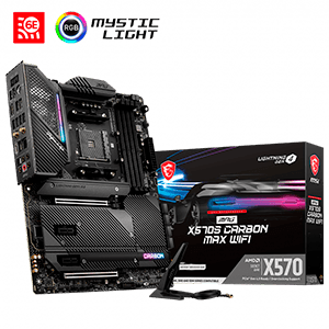 MSI MPG X570S Carbon Max Wifi AMD X570 Zócalo AM4 ATX - Placa Base Gaming