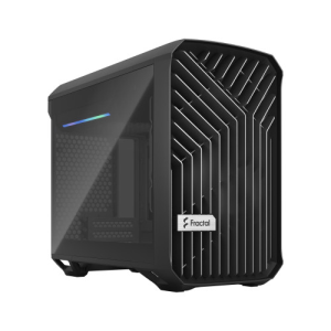Fractal Design Nano Cristal Templado Negra Torre NT - Caja Ordenador