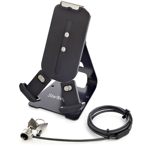 StarTech.com Soporte Seguro para Tablet con Cable de Seguridad con Candado K-Slot - Base para Tablets de 7,9 a 13 Pulgadas - Sop