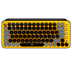 Logitech POP Keys Inalámbrico Amarillo - Teclado