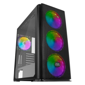 Mars Gaming MCPRO XL E-ATX Cristal Templado RGB Negro - Caja Ordenador