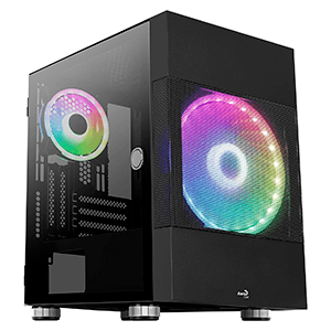 Aerocool Atomic Lite Mini Tower Negro - Caja Ordenador