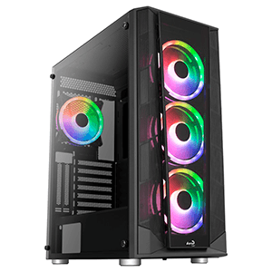 Aerocool Prism V3 ATX Cristal Templado ARGB Negro - Caja Ordenador