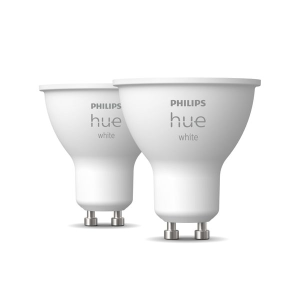 Philips Hue White Pack de 2 GU10 - Bombilla Inteligente