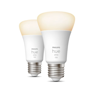 Philips Hue White Pack de 2 E27 - Bombilla Inteligente