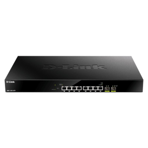 D-Link DMS-1100-10TP switch Gestionado L2 2.5G Ethernet (100/1000/2500) Energía sobre Ethernet (PoE) 1U Negro