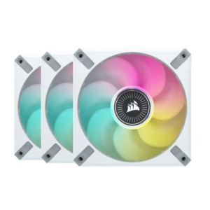 Corsair iCUE ML120 RGB Elite 12cm Blanco 3uds - Ventilador