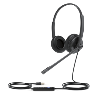 Yealink UH34 DUAL TEAMS auricular y casco Auriculares Alámbrico Diadema Oficina/Centro de llamadas USB tipo A Negro