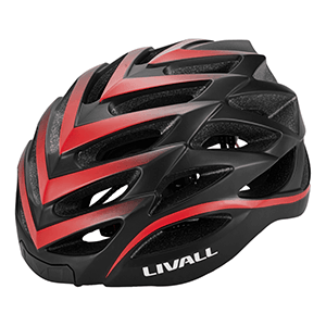 Livall Bling BH62 Negro Rojo - Casco