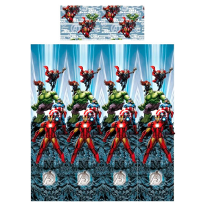 Juego Sábanas Marvel Vengadores Avengers  90cm Algodón