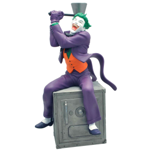 Hucha Figura Joker sobre caja fuerte de 32 cm