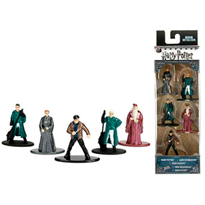 Set 5 figuras metal Harry Potter 4cm