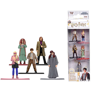 Set 5 figuras metal Harry Potter 4cm