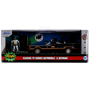 Set figura + coche Batmovil Metal 1966 Batman DC Comics