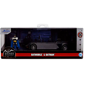 Set figura + coche Batmovil metal Batman DC Comics
