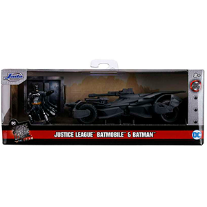 Set figura + coche Batmovil metal Batman DC Comics