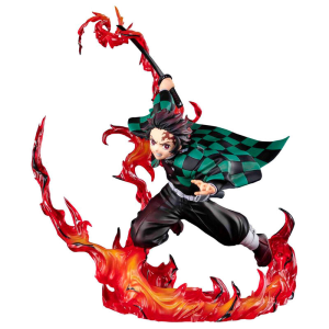 Figura Tanjiro Kamado Total Concentration Breathing Demon Slayer Kimetsu no Yaiba 19cm