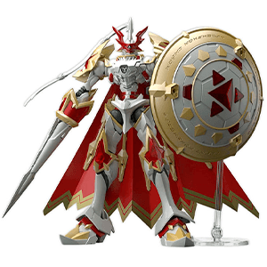 Figura Model Kit Dukemon Gallantmon Amplified Digimon Tamers 25cm