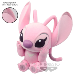 Figura Angel Stitch and Angel Disney Characters Fluffy Puffy Q Posket 6cm