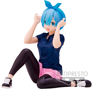 Figura Rem Training Style Relax Time Re Zero Starting Life in Another World 14cm