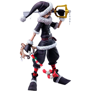 Figura Sora Christmas Town Ver Kingdom Hearts II Bring Arts Disney 15cm