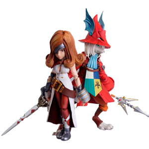 Set 2 figuras Bring Arts Freya Crescent y Beatrix Final Fantasy IX 12-16cm