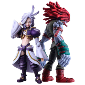 Set 2 figuras Bring Arts Kuja y Amarant Coral Final Fantasy IX 16-18cm