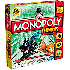 Hasbro Gaming Juego monopoly junior española de mesa 2 a 4