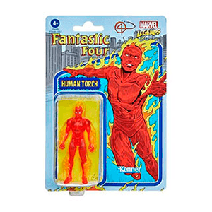 Figura Antorcha Humana Los 4 Fantasticos Marvel 9,5cm