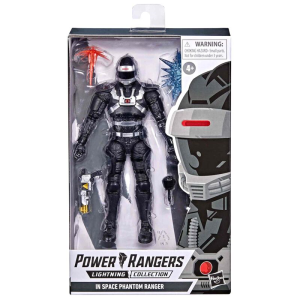 Figura Black Ranger Power Rangers In Space 15cm