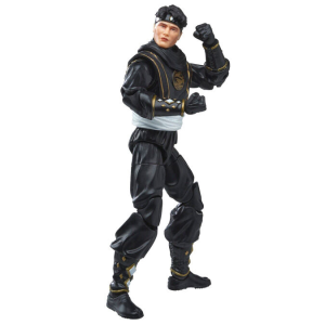 Figura Ninja Black Ranger Power Rangers Lightning Collection 15cm