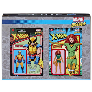 Set 2 Figuras Phoenix And Wolverine Retro Marvel Legends 9cm